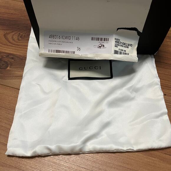 Gucci Web Stripe Slide Sandals - Picture 4 of 4